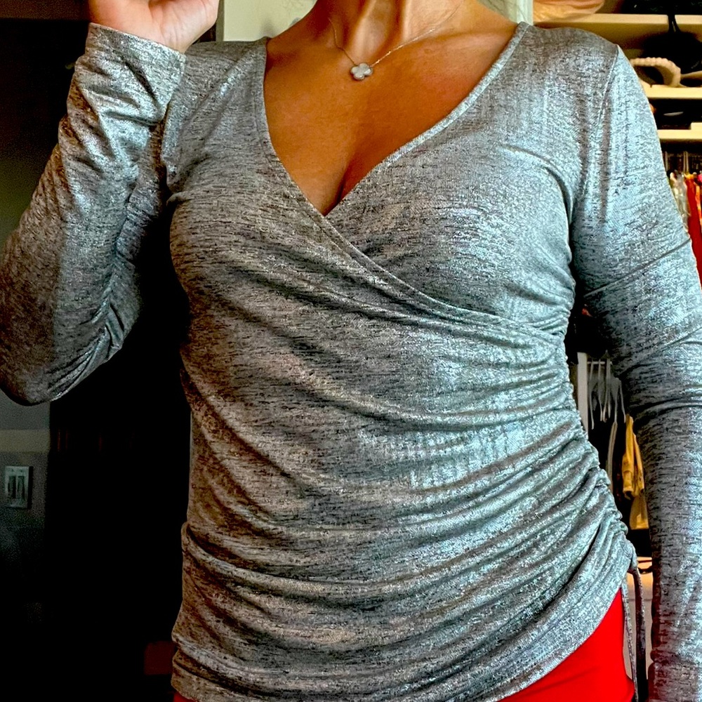 Silver top - size XS but fits like a S